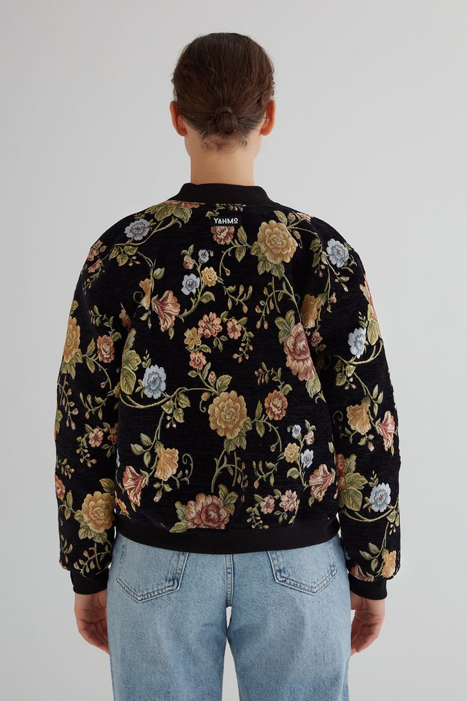 Berta Reversible Bomber Jacket antique/black from Yahmo