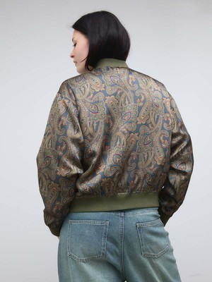 Lene Reversible Bomber Jacket palermo/olive from Yahmo