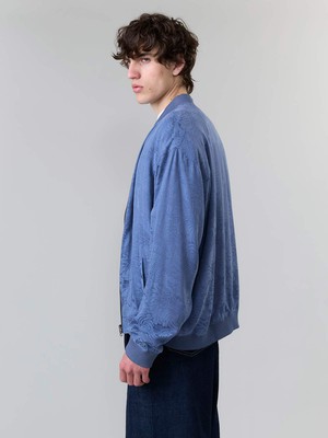 Fred Reversible Bomber Jacket zen indigo/blue from Yahmo