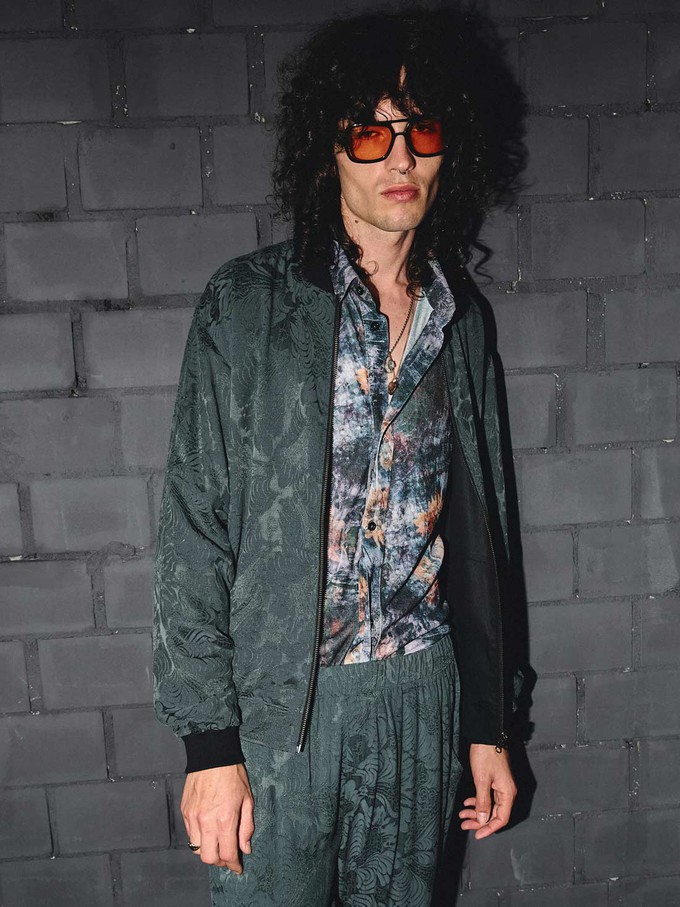 Laslo Reversible Bomber Jacket eclipse/black from Yahmo