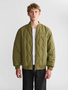 Kurt Quilted Bomber Jacket via Yahmo