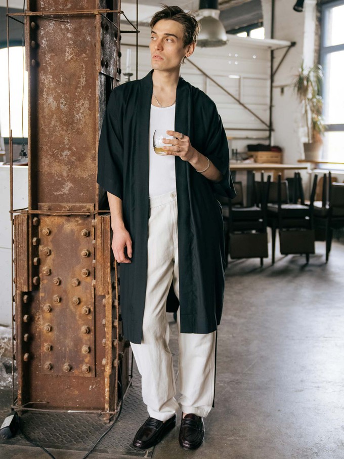 Kalle Kimono black from Yahmo