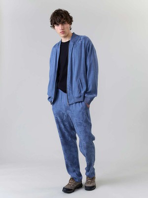 Fred Reversible Bomber Jacket zen indigo/blue from Yahmo
