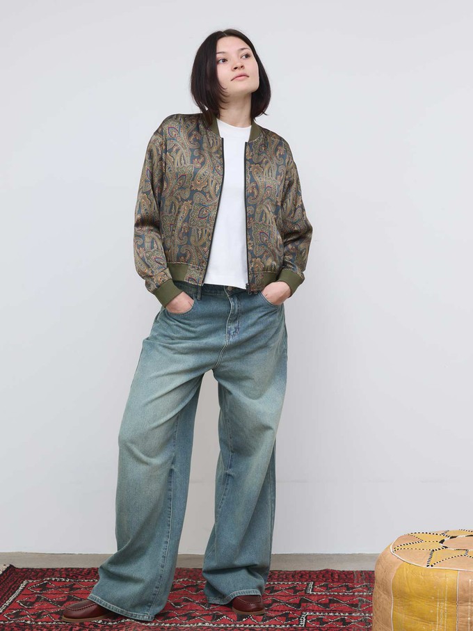Lene Reversible Bomber Jacket palermo/olive from Yahmo