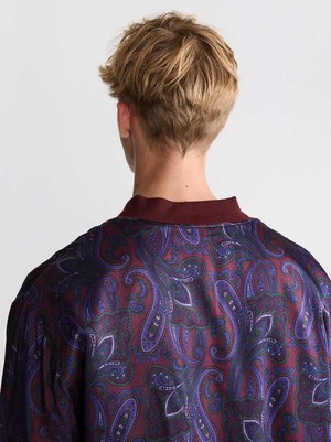 Oskar Reversible Bomber Jacket Orchid/Wine from Yahmo