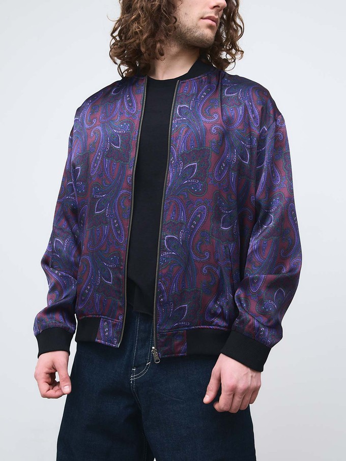 Fred Reversible Bomber Jacket orchid/black from Yahmo