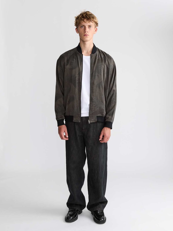 Fred Reversible Bomber Jacket Onyx/Black from Yahmo