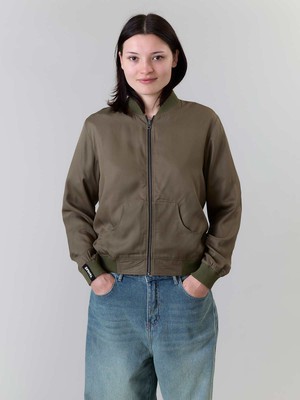 Ruth Reversible Bomber Jacket daydream/olive from Yahmo