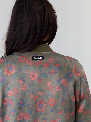 Ruth Reversible Bomber Jacket daydream/olive from Yahmo