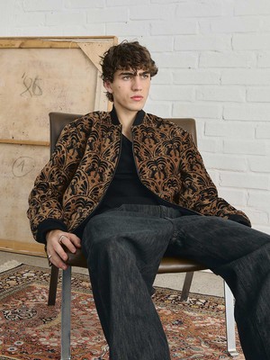 Siggi Reversible Bomber Jacket Palm/Black from Yahmo