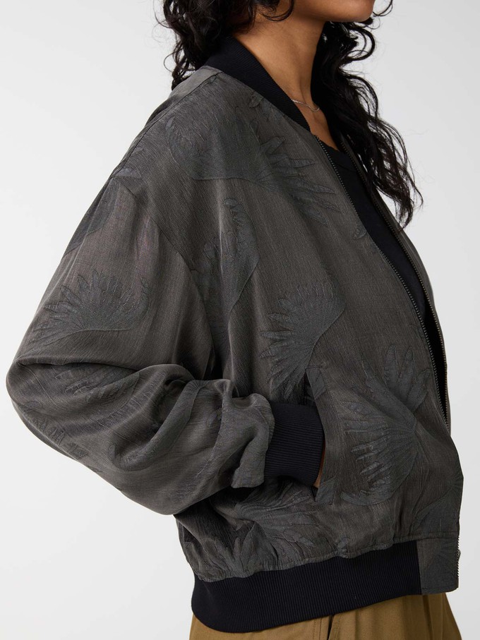 Lene Reversible Bomber Jacket Onyx/Black from Yahmo