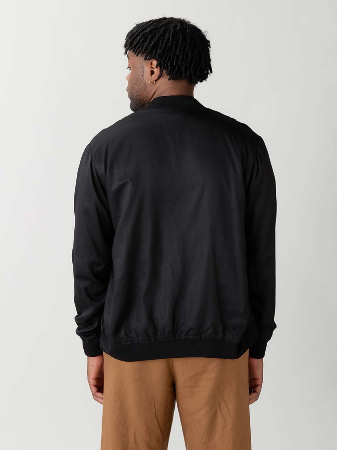 Laslo Reversible Bomber Jacket Kaleidoscope/Black from Yahmo
