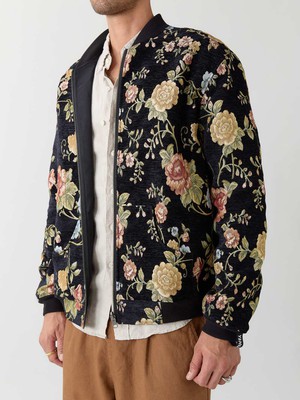 Siggi Reversible Bomber Jacket antique/black from Yahmo