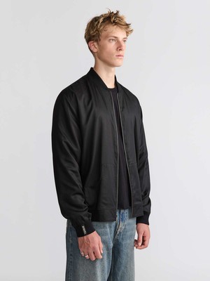 Laslo Reversible Bomber Jacket Eclipse/Black from Yahmo