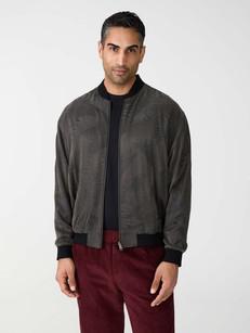 Fred Reversible Bomber Jacket onyx/black via Yahmo