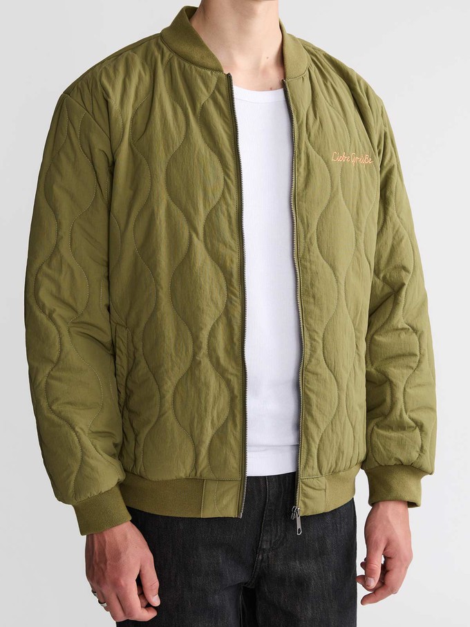 Kurt Quilted Bomber Jacket from Yahmo