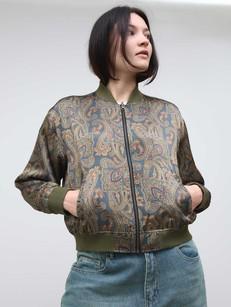 Lene Reversible Bomber Jacket palermo/olive via Yahmo