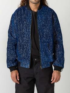 Siggi Reversible Bomber Jacket ink/black via Yahmo