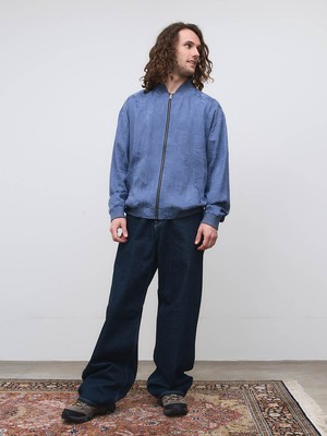 Fred Reversible Bomber Jacket zen indigo/blue from Yahmo