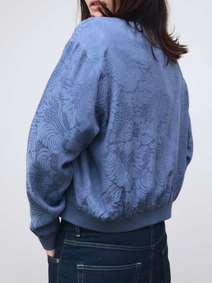 Lene Reversible Bomber Jacket zen indigo/blue from Yahmo
