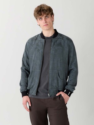 Laslo Reversible Bomber Jacket eclipse/black from Yahmo