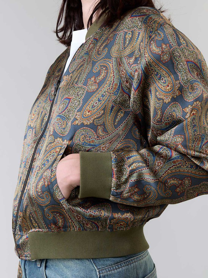 Lene Reversible Bomber Jacket palermo/olive from Yahmo
