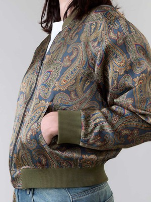 Lene Reversible Bomber Jacket palermo/olive from Yahmo