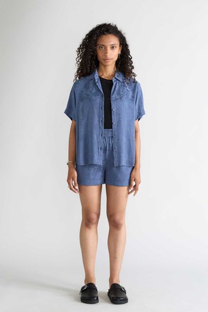 Lotte Shirt Zen Indigo from Yahmo
