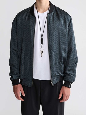 Laslo Reversible Bomber Jacket Opal/Black from Yahmo