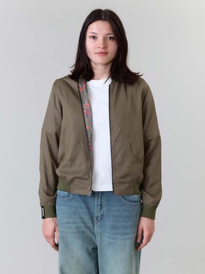 Ruth Reversible Bomber Jacket daydream/olive from Yahmo