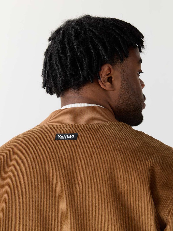 Oskar Reversible Bomber Jacket paisley/caramel from Yahmo