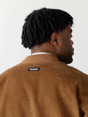 Oskar Reversible Bomber Jacket paisley/caramel from Yahmo