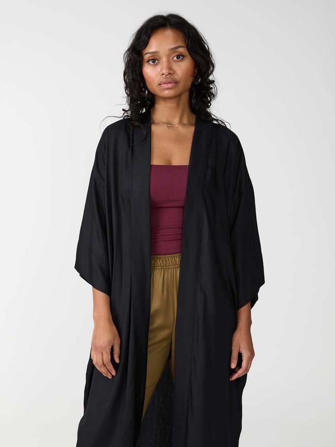Liese Kimono black from Yahmo