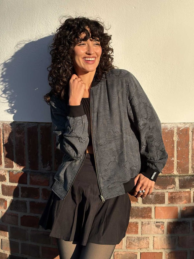 Ruth Reversible Bomber Jacket Eclipse/Black from Yahmo