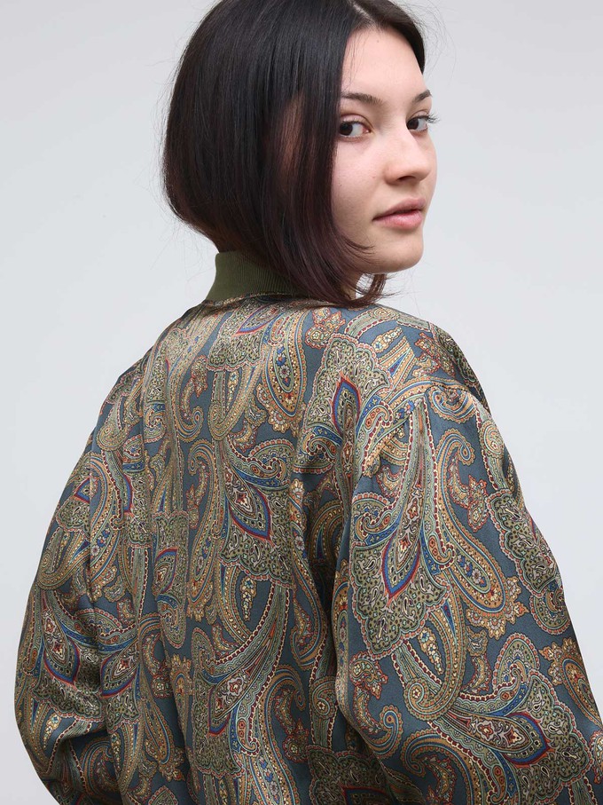 Lene Reversible Bomber Jacket palermo/olive from Yahmo