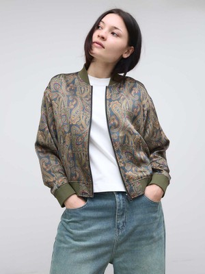 Lene Reversible Bomber Jacket palermo/olive from Yahmo