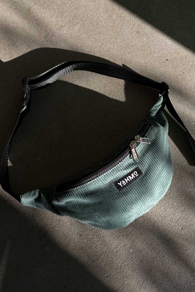 teal Corduroy Bum Bag from Yahmo