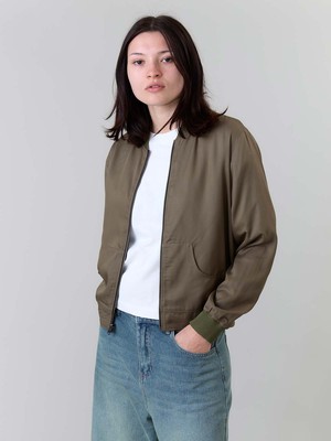 Ruth Reversible Bomber Jacket daydream/olive from Yahmo