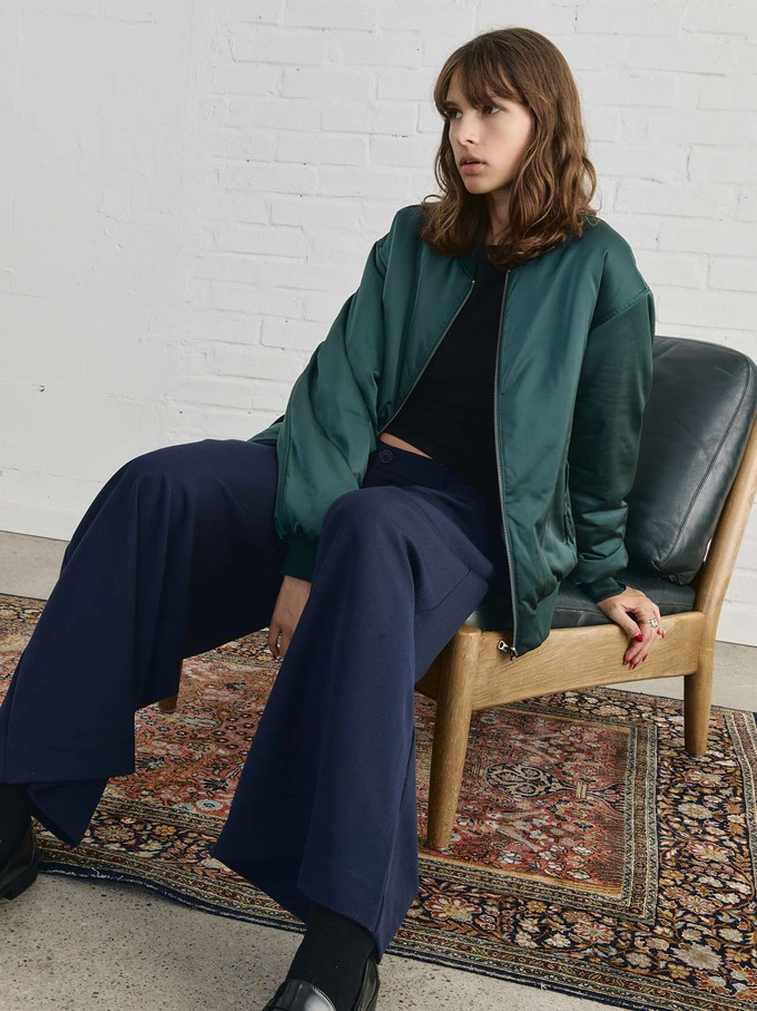 Grete Reversible Bomber Shadow/Petrol from Yahmo