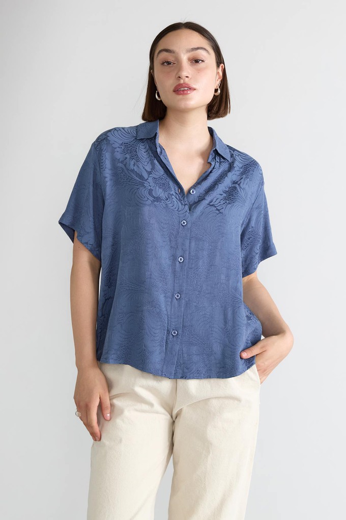 Lotte Shirt Zen Indigo from Yahmo