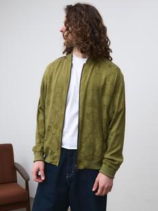 Fred Reversible Bomber Jacket moss/black via Yahmo
