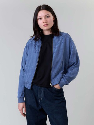 Lene Reversible Bomber Jacket zen indigo/blue from Yahmo