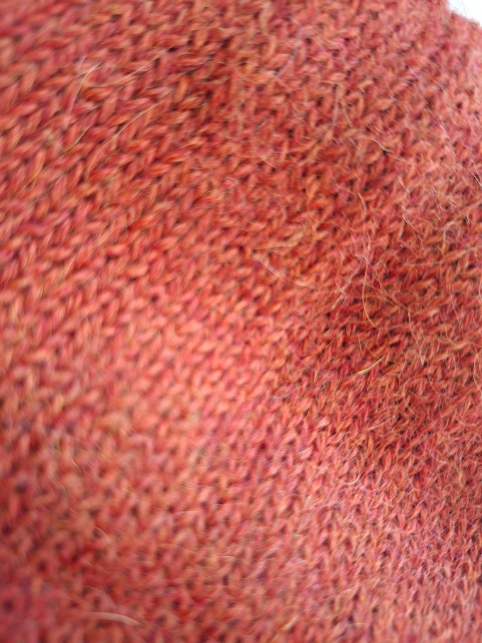 Knitted Hat for Kids | Rusty Orange | 100% Alpaca Wool from Yanantin Alpaca