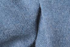 Knitted Scarf | Steel Blue | 100% Alpaca Wool via Yanantin Alpaca