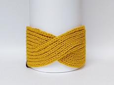 Knitted Headband | Sunny Ocre | 100% Alpaca Wool via Yanantin Alpaca