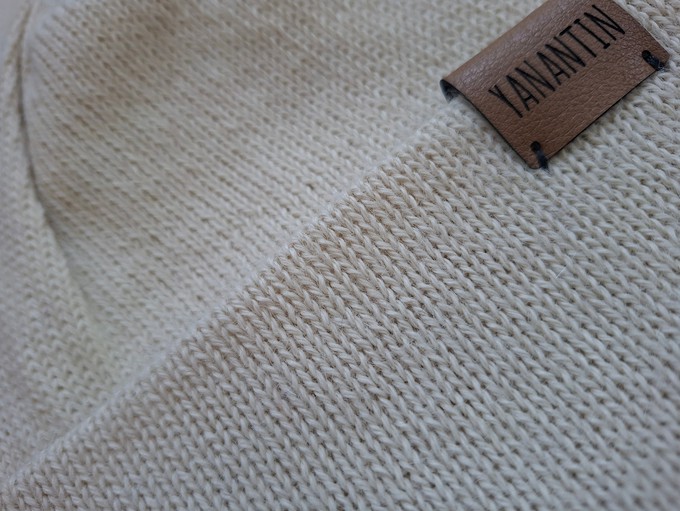 Knitted Hat for Kids | Vanilla White | 100% Alpaca Wool from Yanantin Alpaca