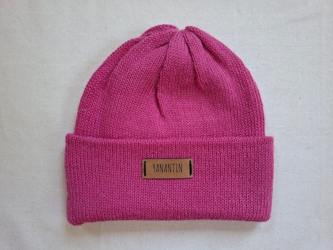 Knitted Hat for Kids | Fuchsia Fiesta | 100% Alpaca Wool from Yanantin Alpaca