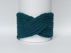 Knitted Headband | Seaweed Green | 100% Alpaca Wool van Yanantin Alpaca