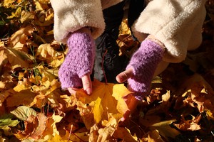 Fingerless Mittens | 100% Baby Alpaca | Fine-Knit Look from Yanantin Alpaca