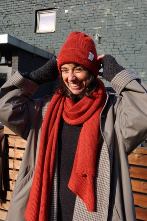 Knitted Scarf | 100% Baby Alpaca | Extra Large from Yanantin Alpaca